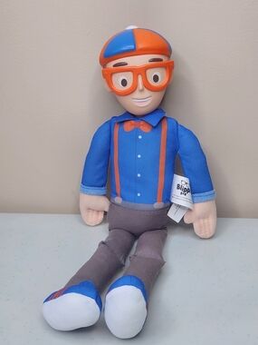 Blippi Talking Plush Doll Toy Kids Show Character 2019 Kideo Tested Working